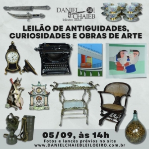 LOTE 0 - LEILÃO DE ANTIGUIDADES, CURIOSIDADES E OBRAS DE ARTE