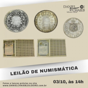 LOTE 0 - LEILÃO DE NUMISMÁTICA