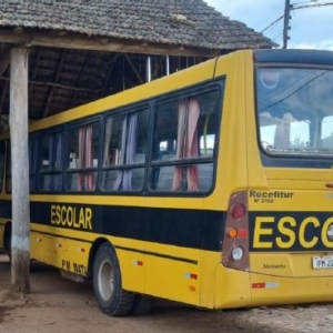 LOTE 011 - Um Ônibus Escolar VW Induscar, 2008/2009