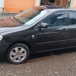 LOTE 005 - Toyota/Corolla SEG 1.8 VVT, preto, ano/modelo 2005