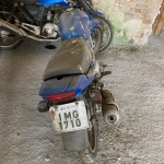 LOTE 001 - Yamaha/YBR 125 ED 2004/2005, placa IMG 1710, cor azul. Avaliada em R$ 150,00.