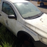 LOTE 002 - Veículo VW/Saveiro 1.6 CS, Ano/modelo 2011/2011, Placa IRQ3473. Avaliado em R$ 1.700,00.