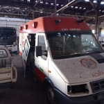 LOTE 035 - SUCATA Veículo Iveco/Daily 13 Rontam Ambulância, ano/modelo 2007/2007. Avaliada em R$ 1.000,00.