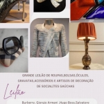 LOTE 0 - GRANDE LEILÃO DE ROUPAS,ACESSÓRIOS E ARTIGOS DE DECORAÇÃO DE SOCIALITES GAÚCHAS