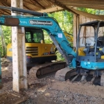 LOTE 016 - MINI ESCAVADEIRA KUBOTA KBT-U50, ANO 2014