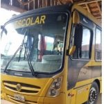 LOTE 011 - Um Ônibus Escolar VW Induscar, 2008/2009