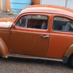 LOTE 007 - VW/Fusca 1500, marrom, ano/modelo 1974