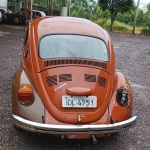 LOTE 007 - VW/Fusca 1500, marrom, ano/modelo 1974