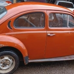 LOTE 007 - VW/Fusca 1500, marrom, ano/modelo 1974